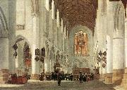 BERCKHEYDE, Job Adriaensz Interior of the St Bavo Church at Haarlem fs Germany oil painting reproduction